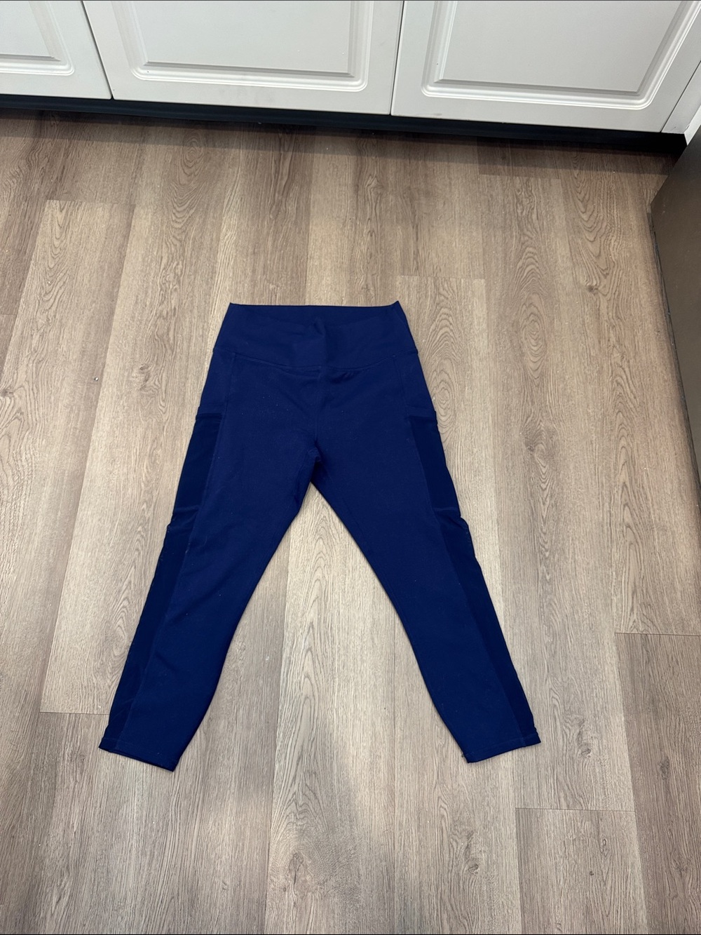 Fabletics Navy Women's High-Rise Track Joggers